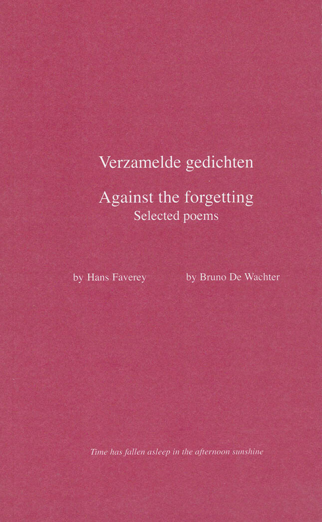 Verzamelde gedichten - Against the Forgetting
