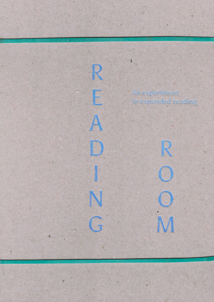 Reading Room: An Experiment in Expanded Reading