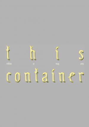 This Container Edition 07 - cover image